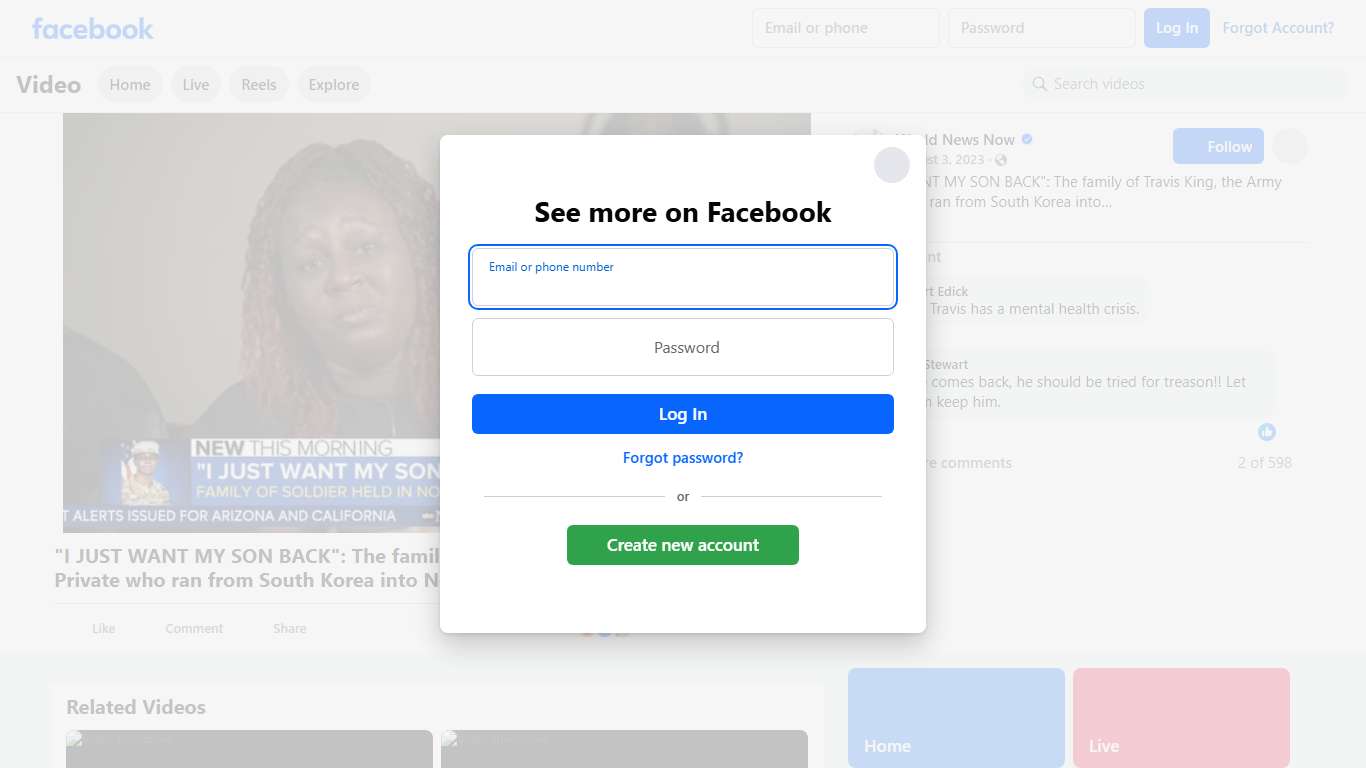 "I JUST WANT MY SON BACK": The family of Travis King, the Army Private who ran from South Korea into North Korea last month, is now speaking out. ABC’s Andrew Dymburt has the details. World News Now Facebook